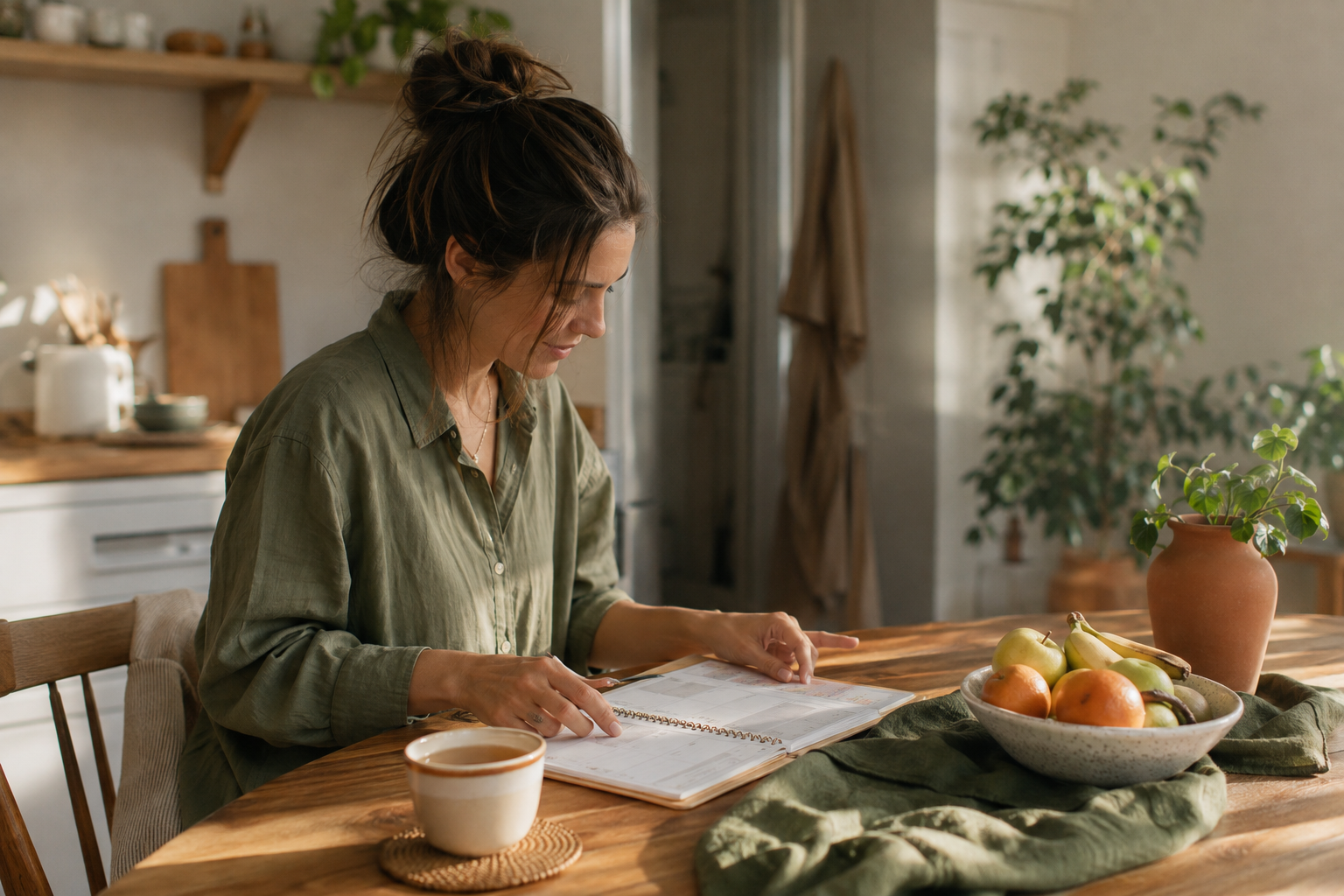 A relaxed Sunday home reset
